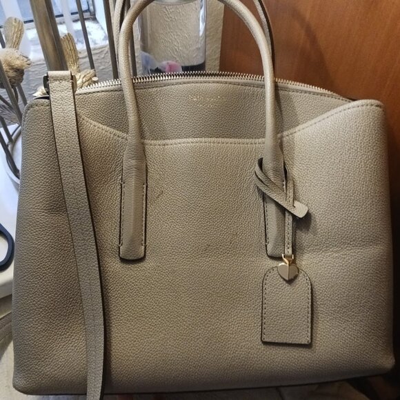 kate spade Handbags - Kate Spade Cross Body purse or handbag beige color Good condition